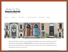 Tablet Screenshot of annettehetrick.com